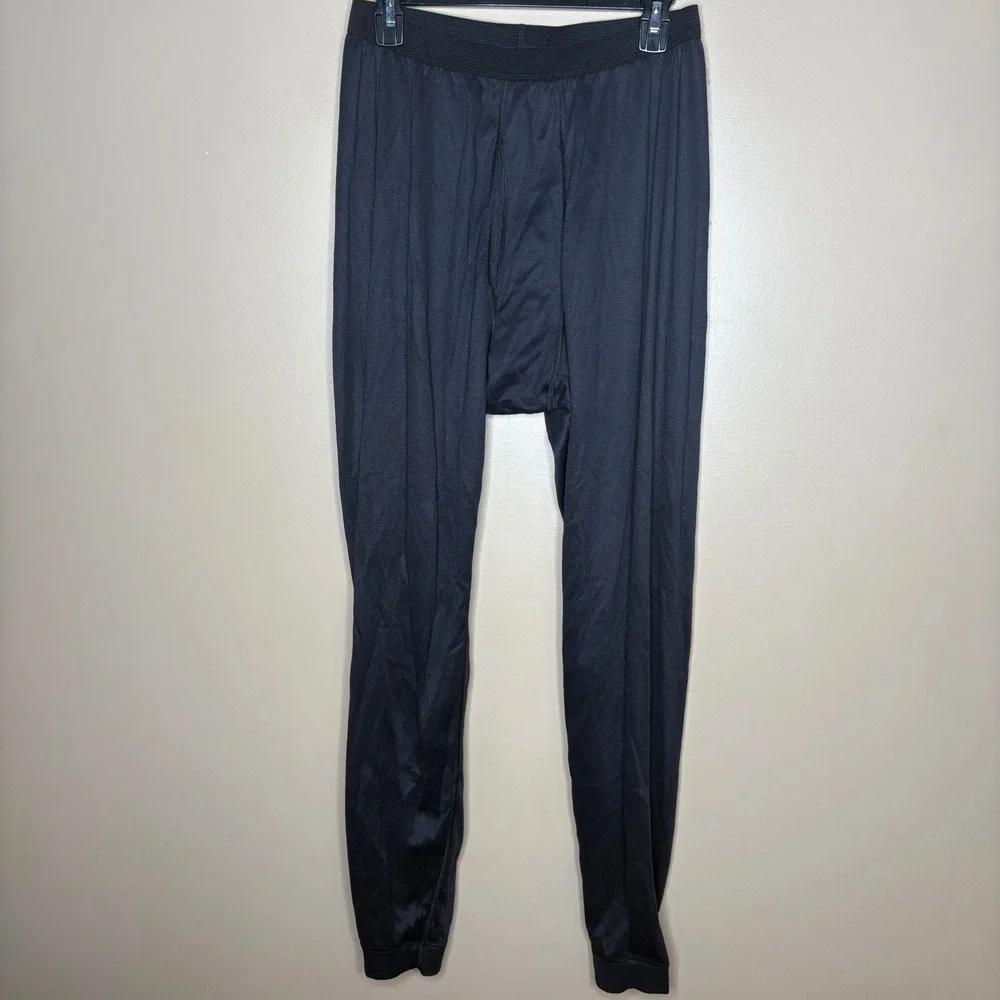 Patagonia Capilene Mens XL Black Base Layer Thermal Pants‎ Made in USA
